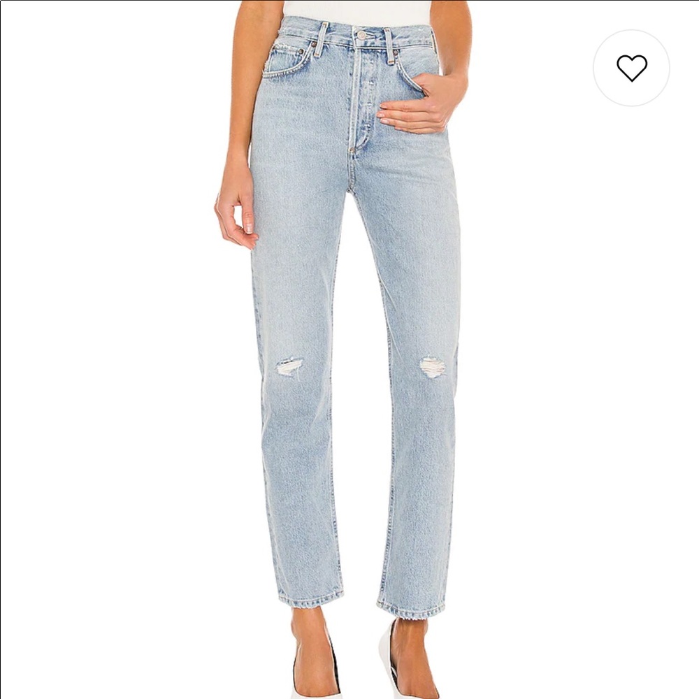 Agolde 90s Pinch Waist Jeans in Flashback size 25